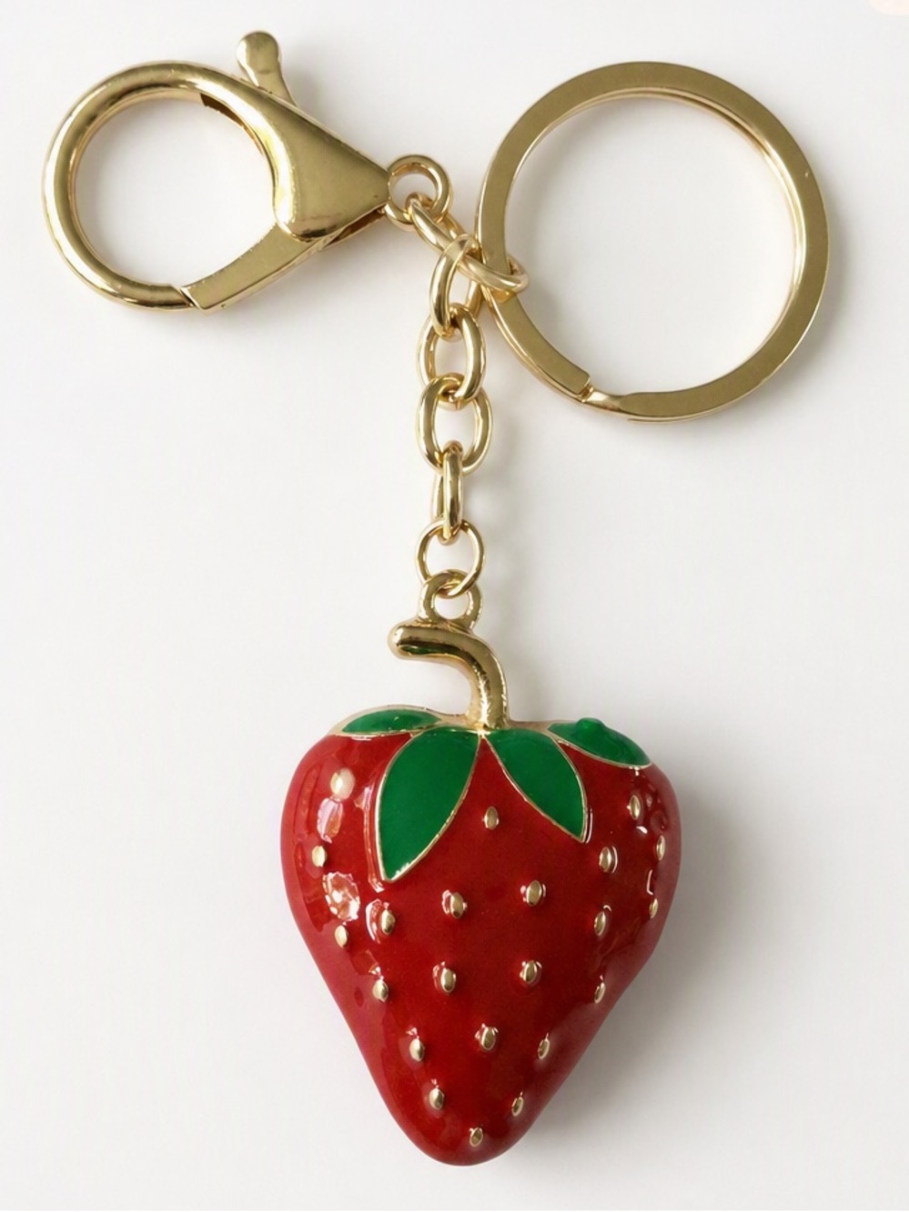Strawberry Bag Charm / Key Chain - NWT